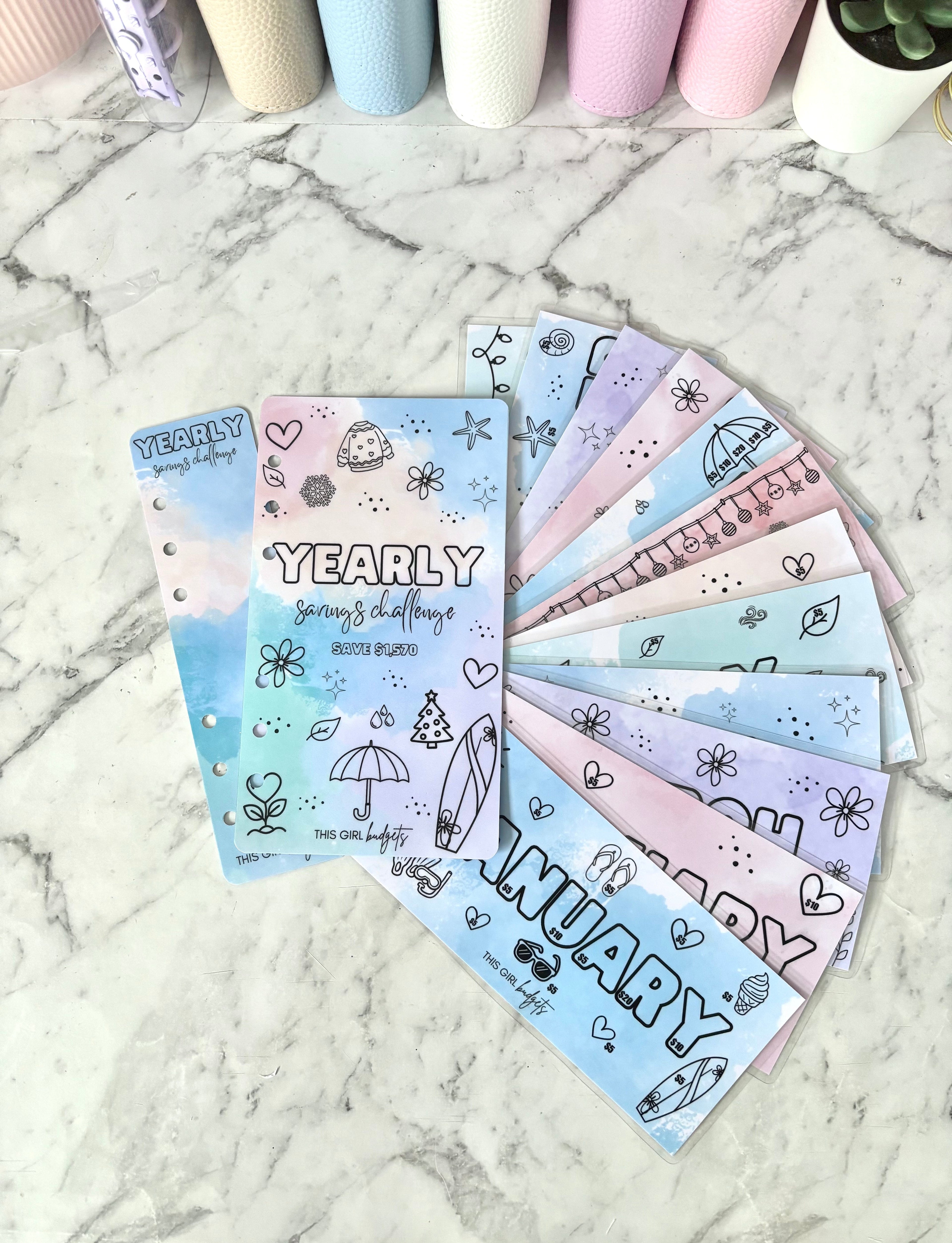 Free Yearly Savings Challenge *Digital Download*