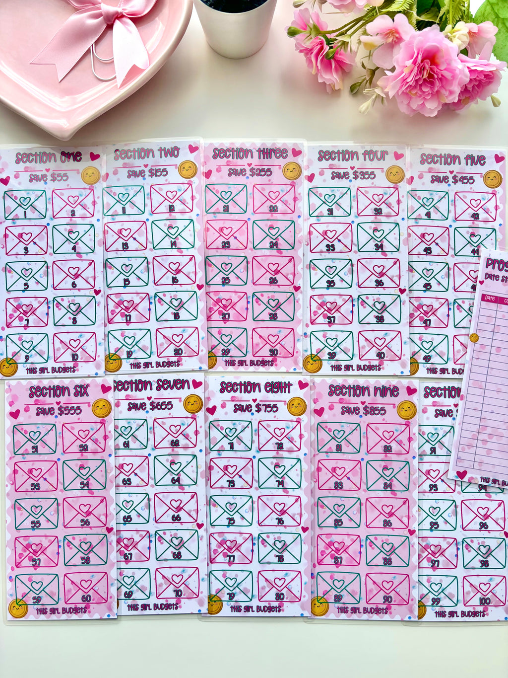 This Girl Budgets Savings Club - 100 Envelope Challenge