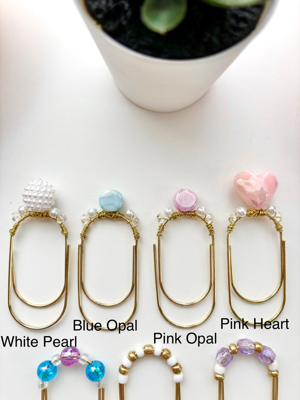 Beaded Paperclips