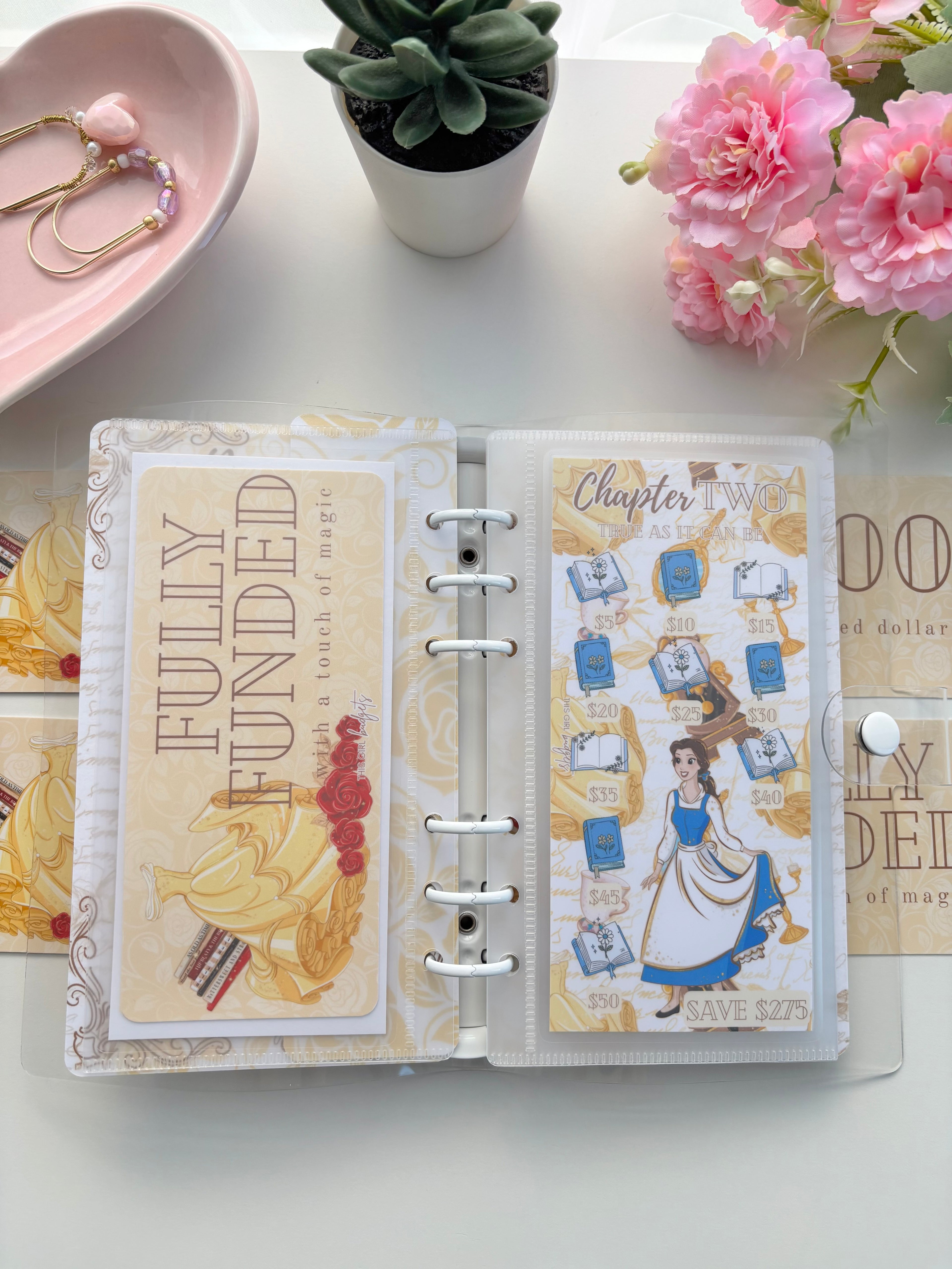 Beauty and the Beast Money Placeholders