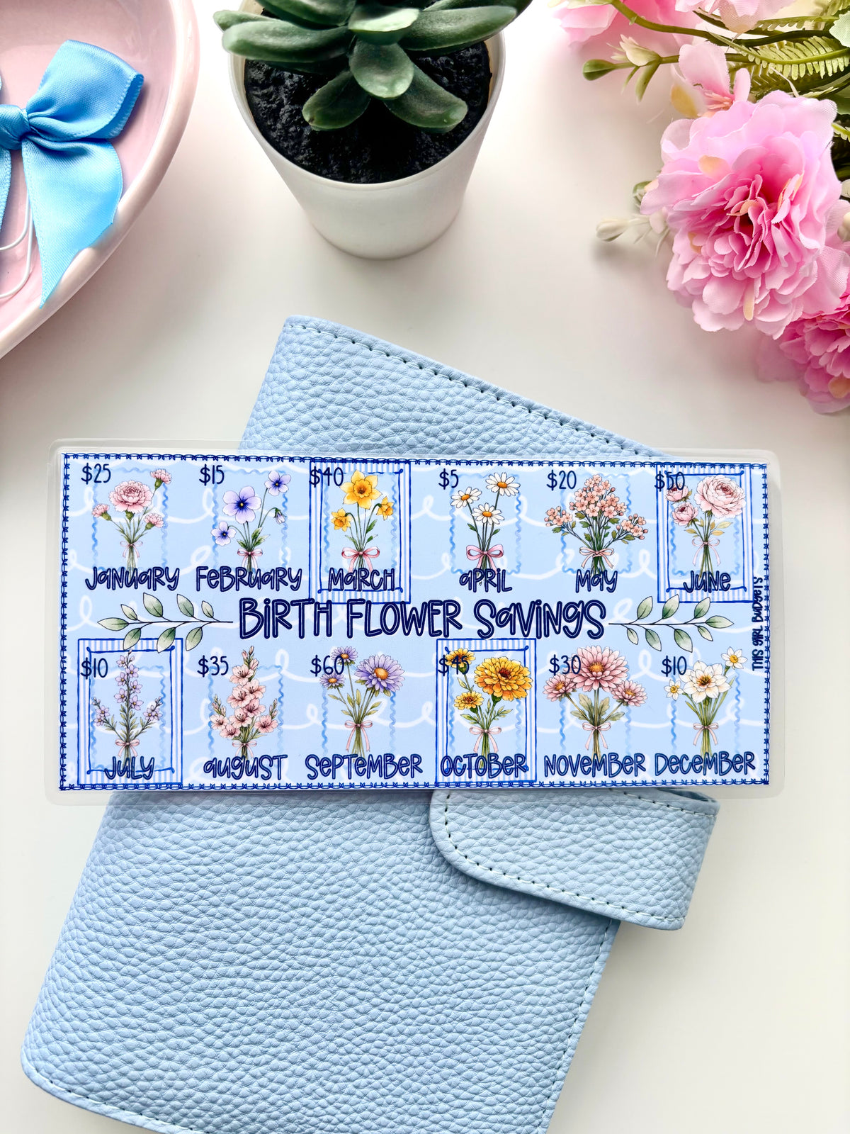 Birth Flower Savings Challenge