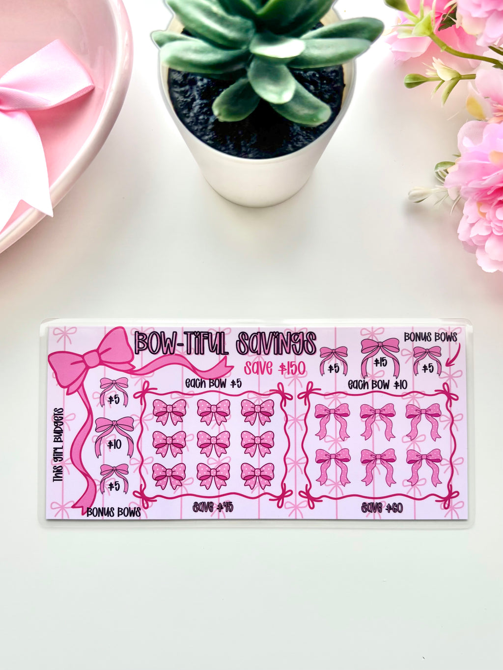 Bow-tiful Savings Challenge