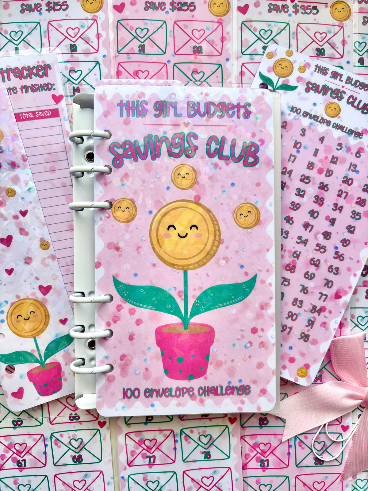 This Girl Budgets Savings Club - 100 Envelope Challenge