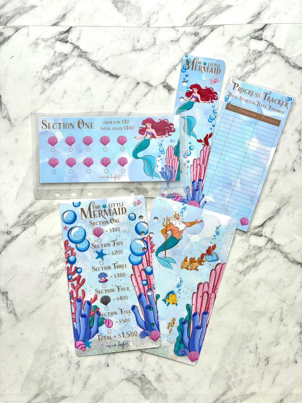 The Little Mermaid Savings Challenge