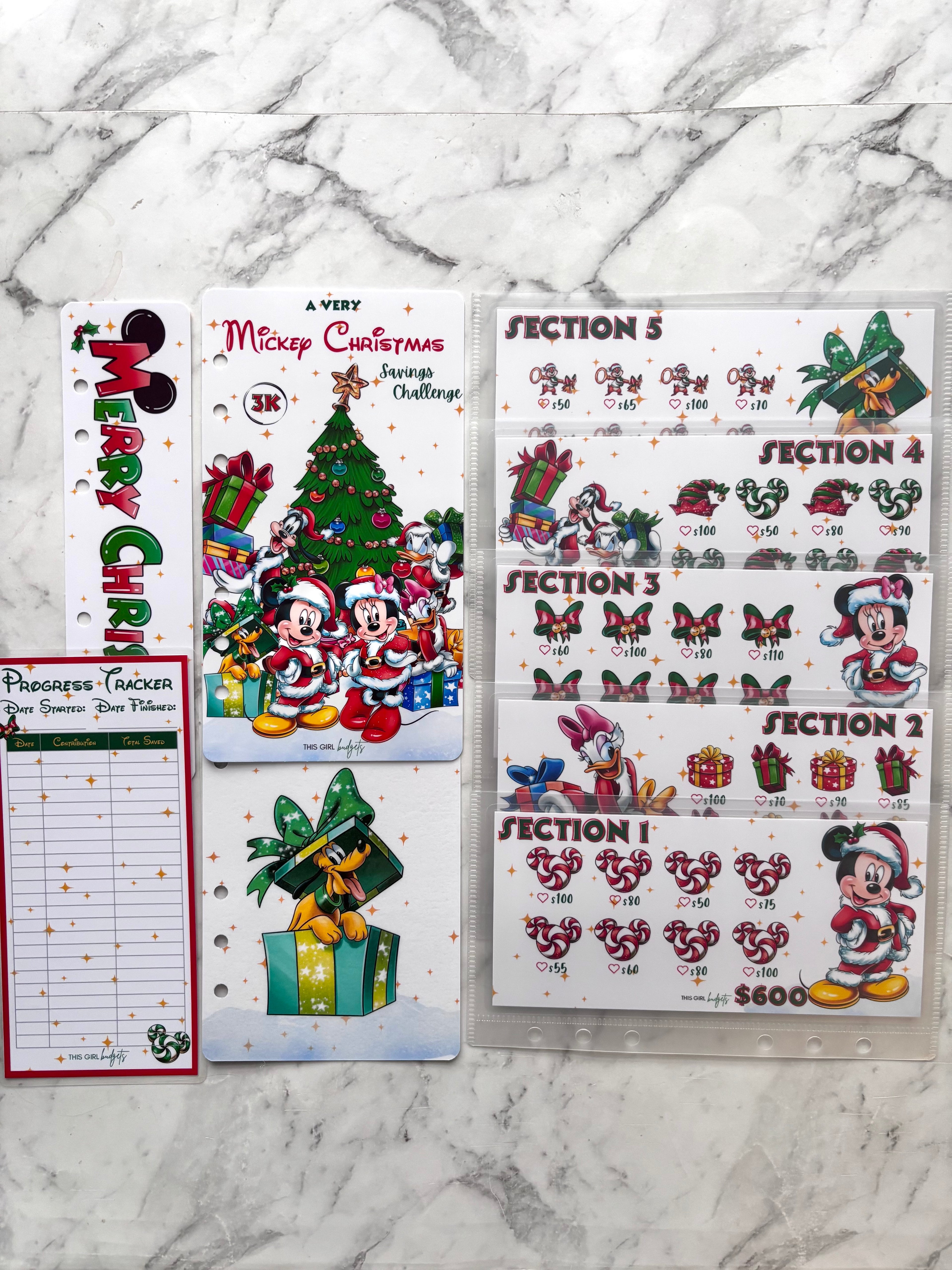 A Very Mickey Christmas Savings Challenge