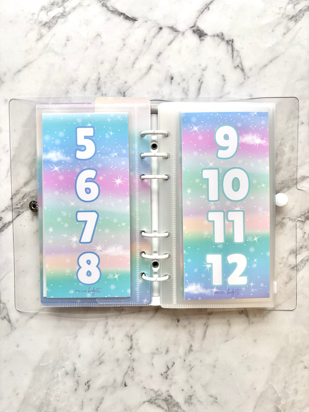 52 Week Savings Challenge - Rainbow Edition