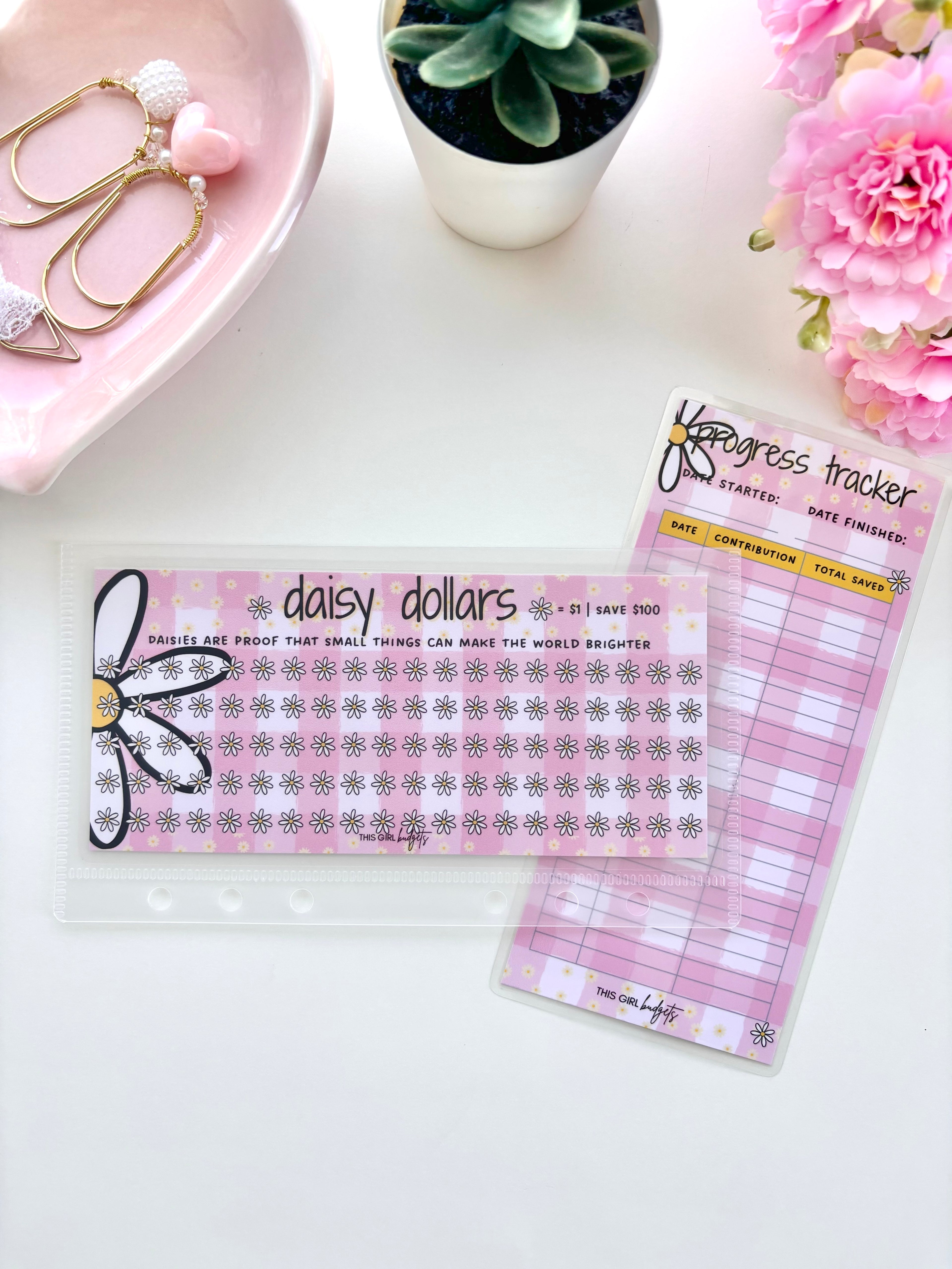 Daisy Dollars Savings Challenge - Pink