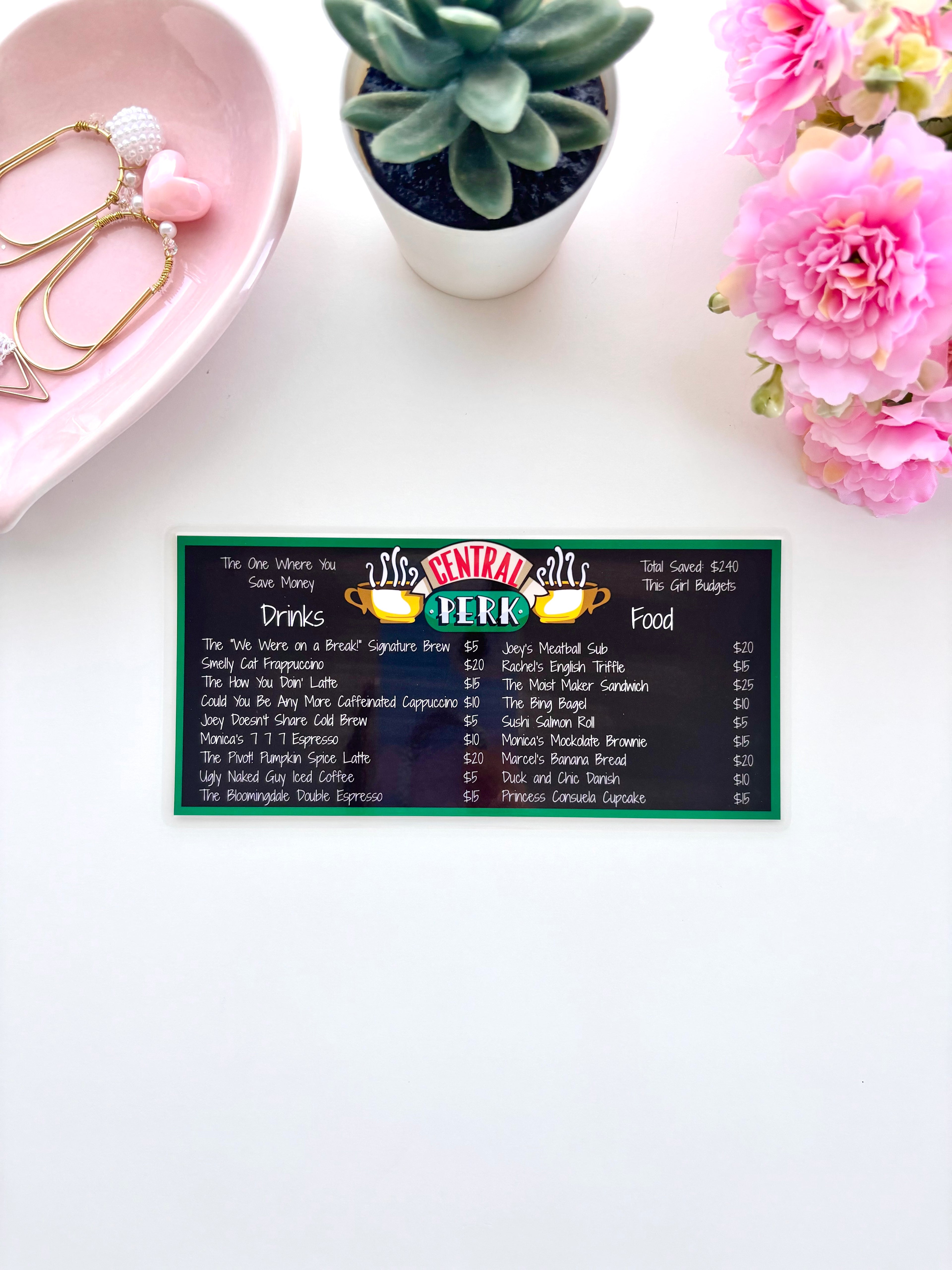 Central Perk Savings Challenge