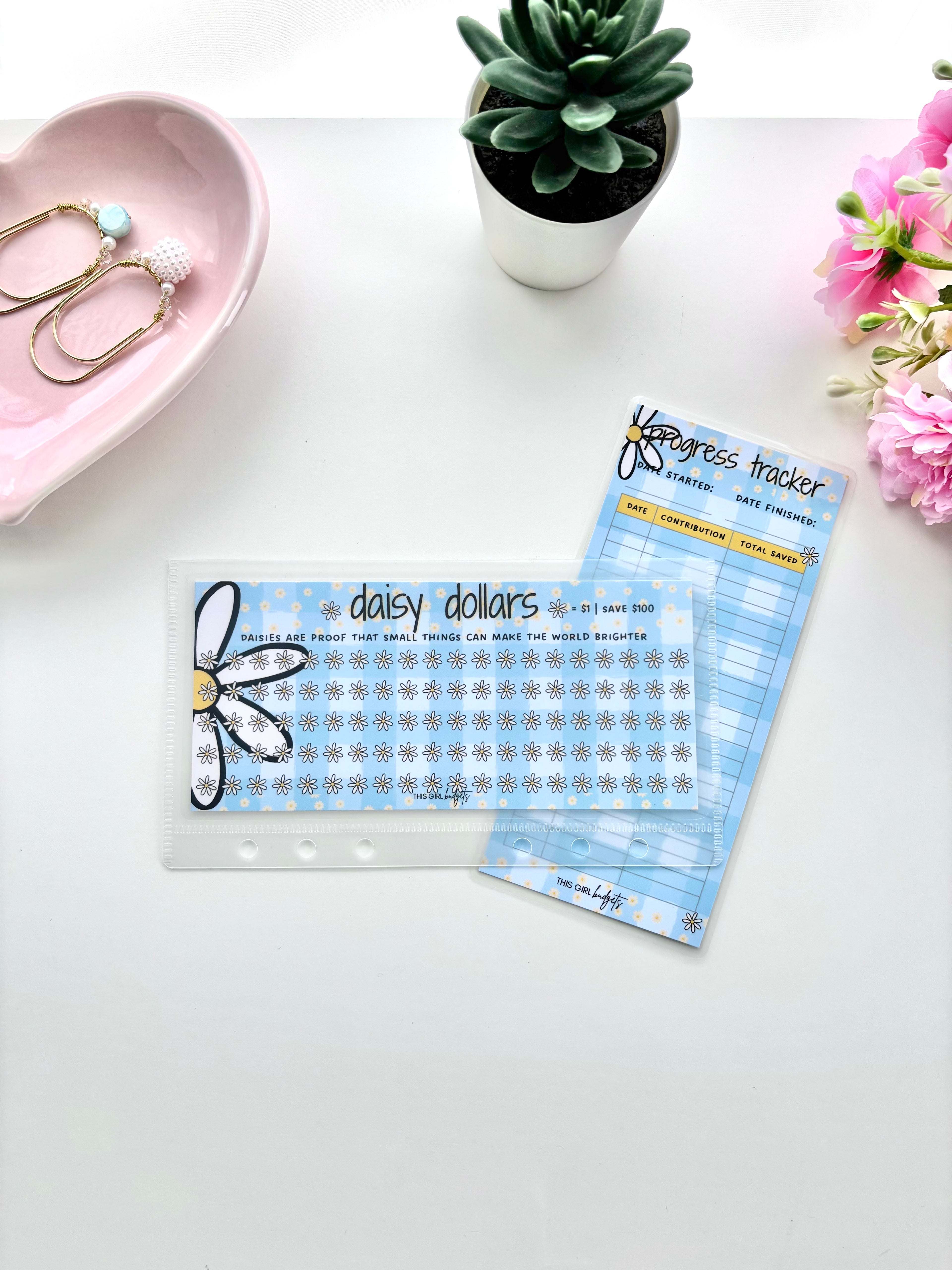 Daisy Dollar Savings Challenge - Blue