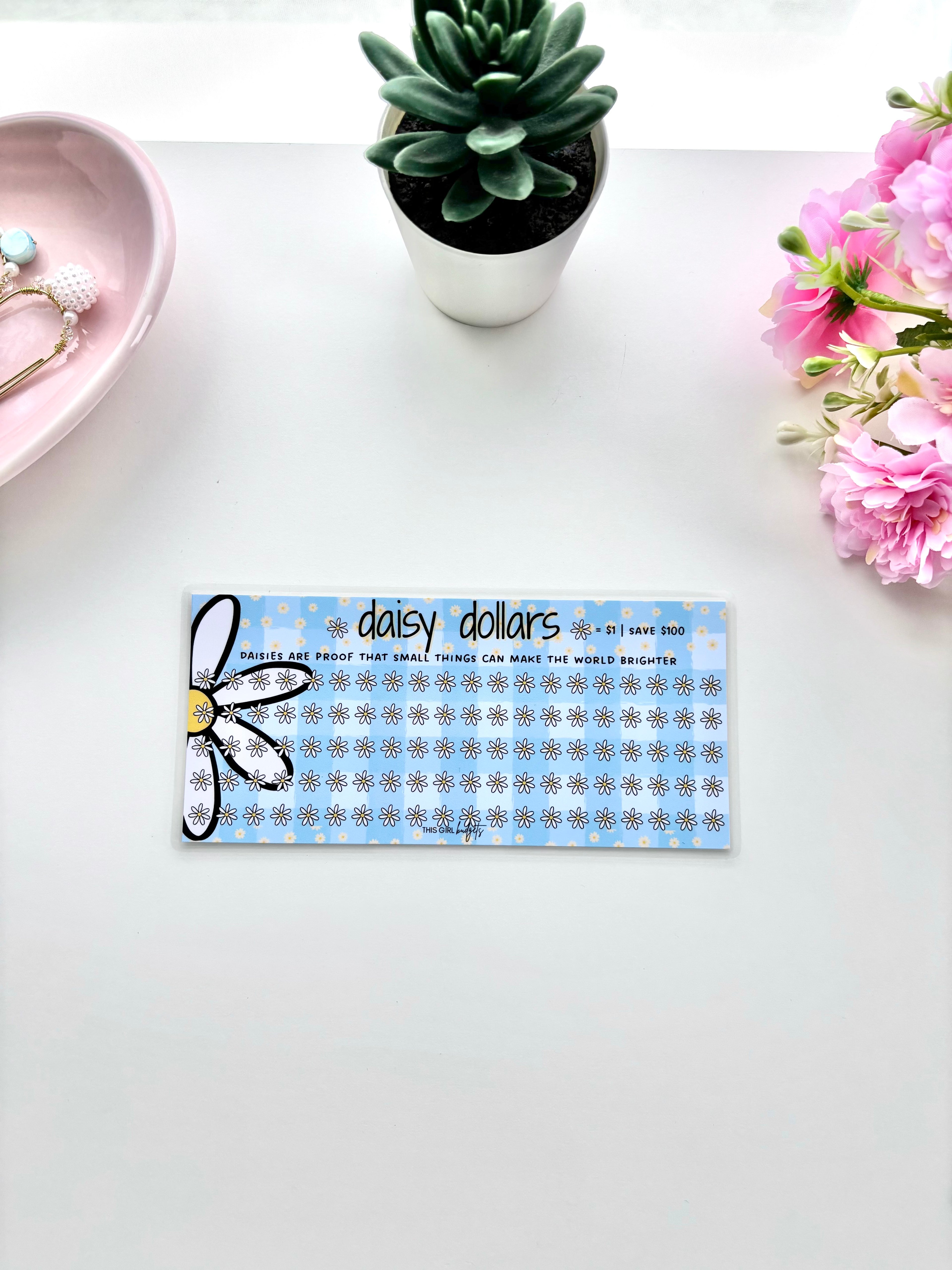 Daisy Dollar Savings Challenge - Blue