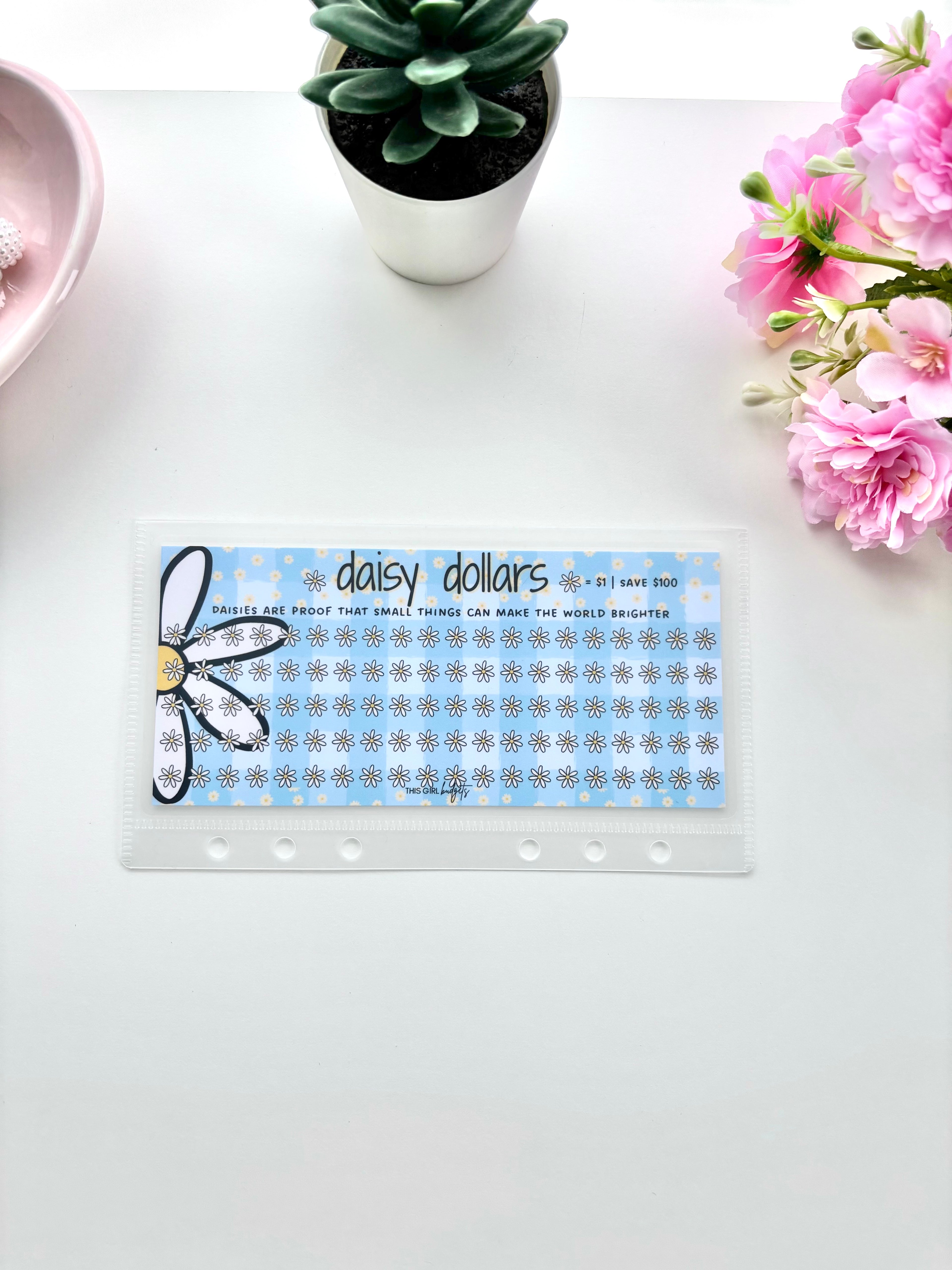 Daisy Dollar Savings Challenge - Blue