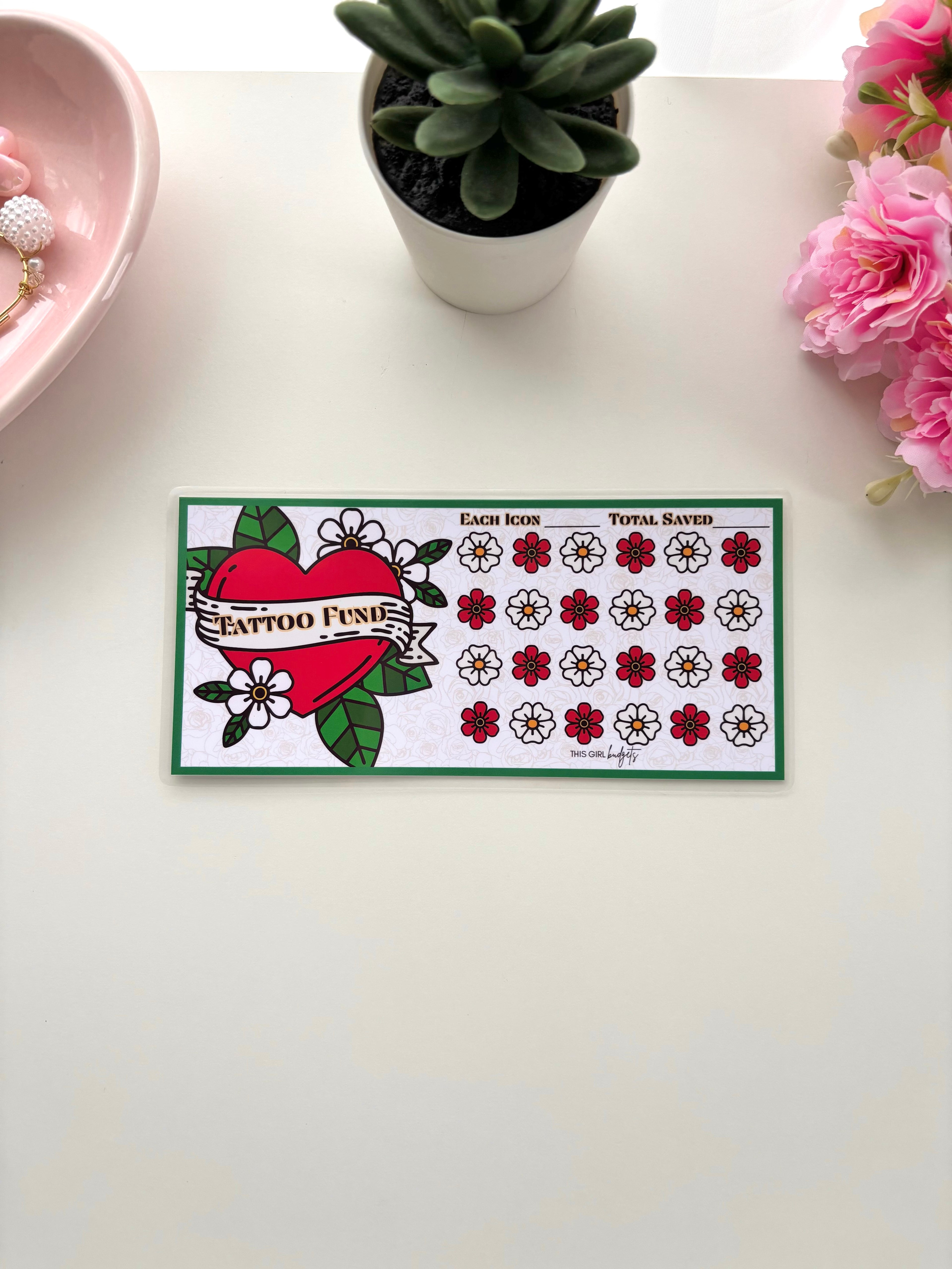 Tattoo Fund Savings Challenge