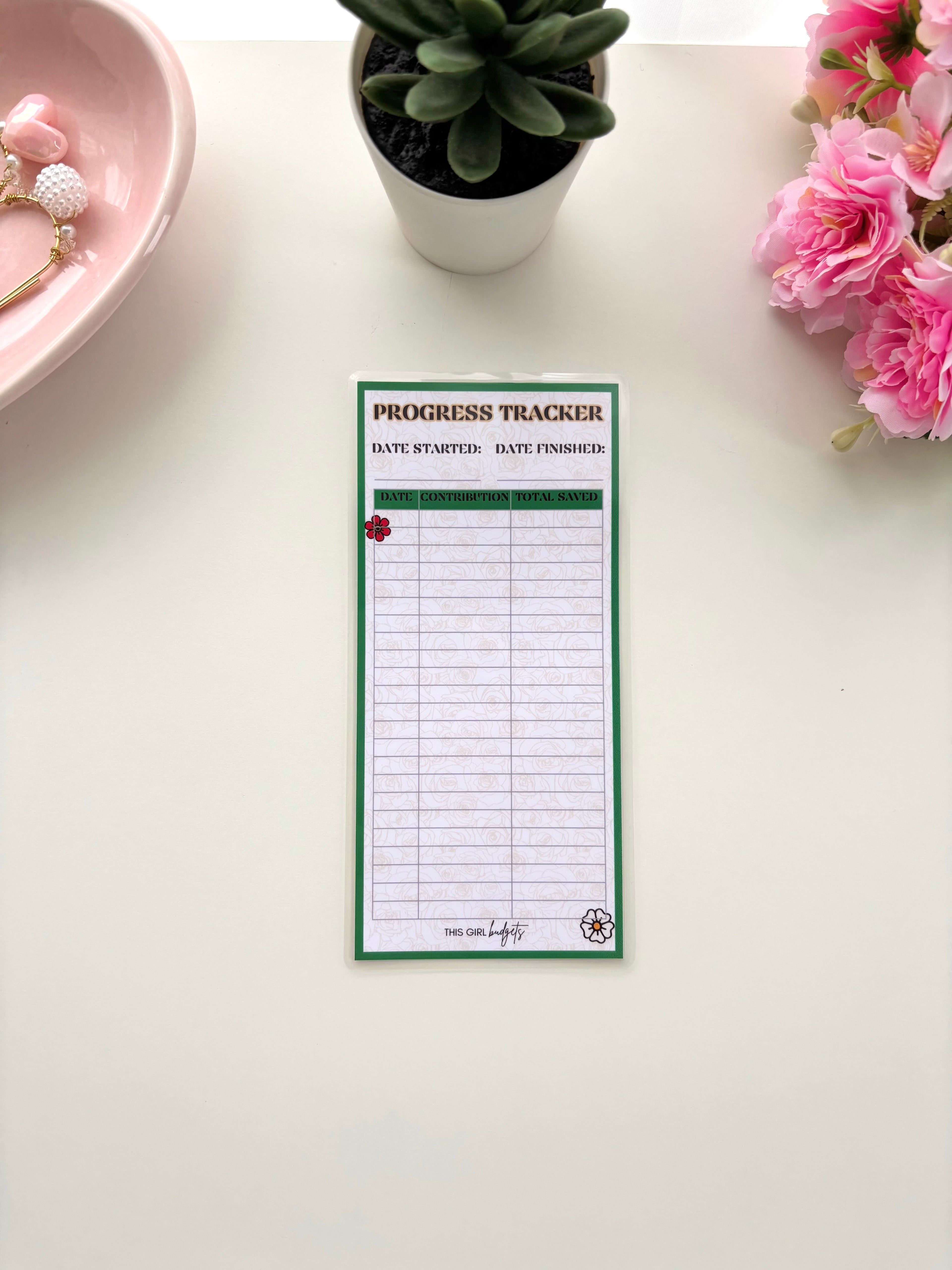 Tattoo Fund Savings Challenge