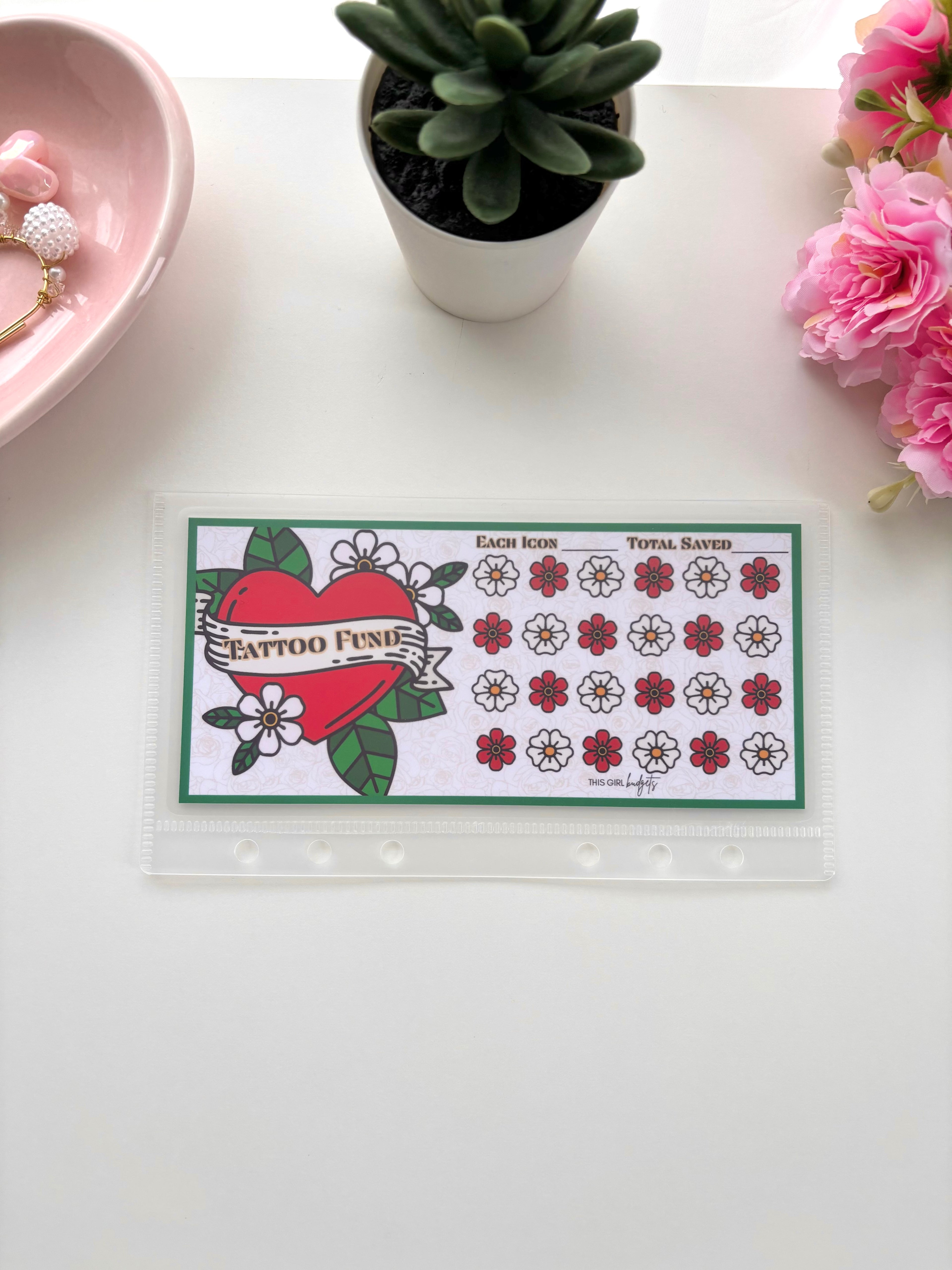 Tattoo Fund Savings Challenge