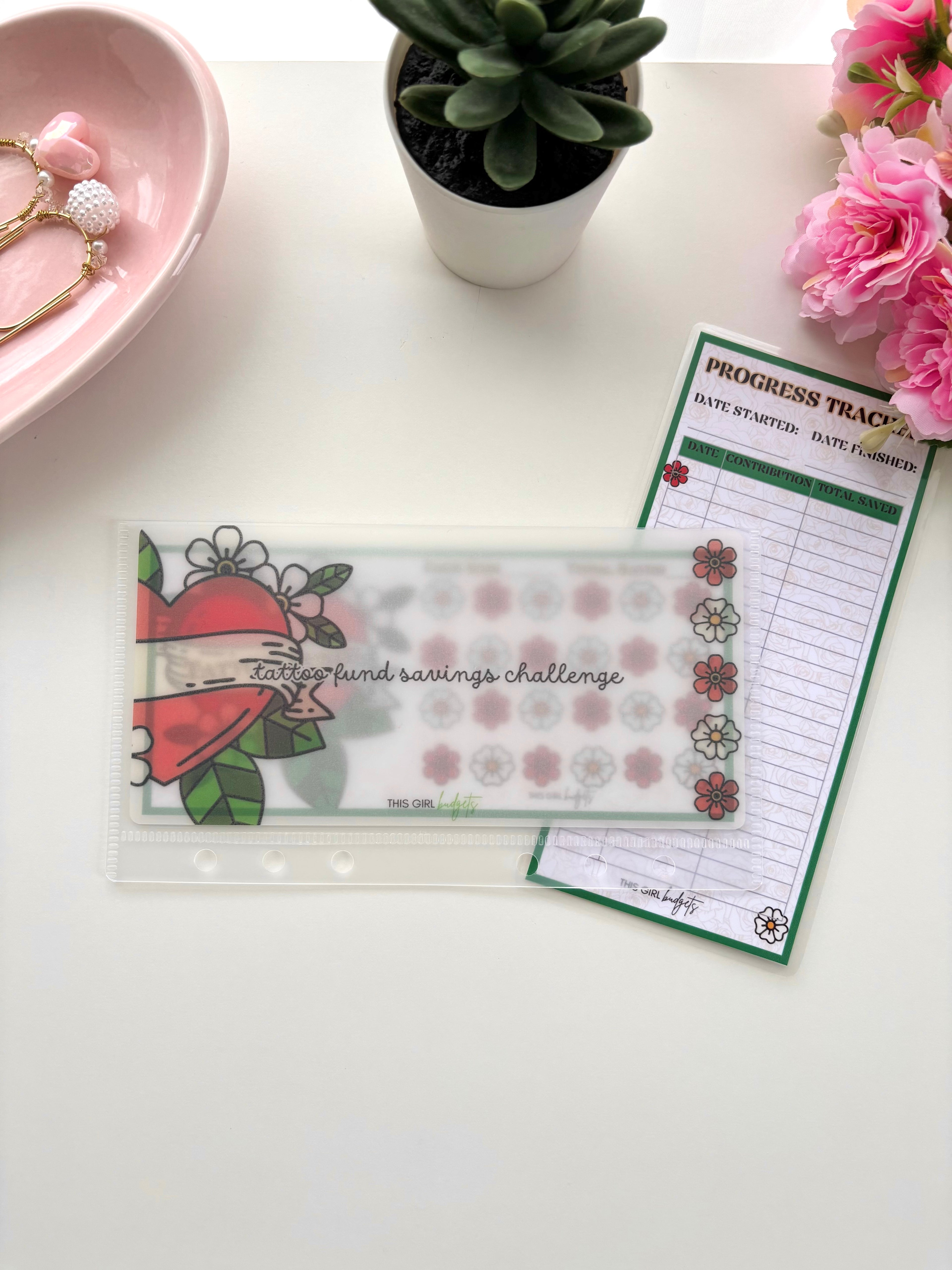 Tattoo Fund Savings Challenge