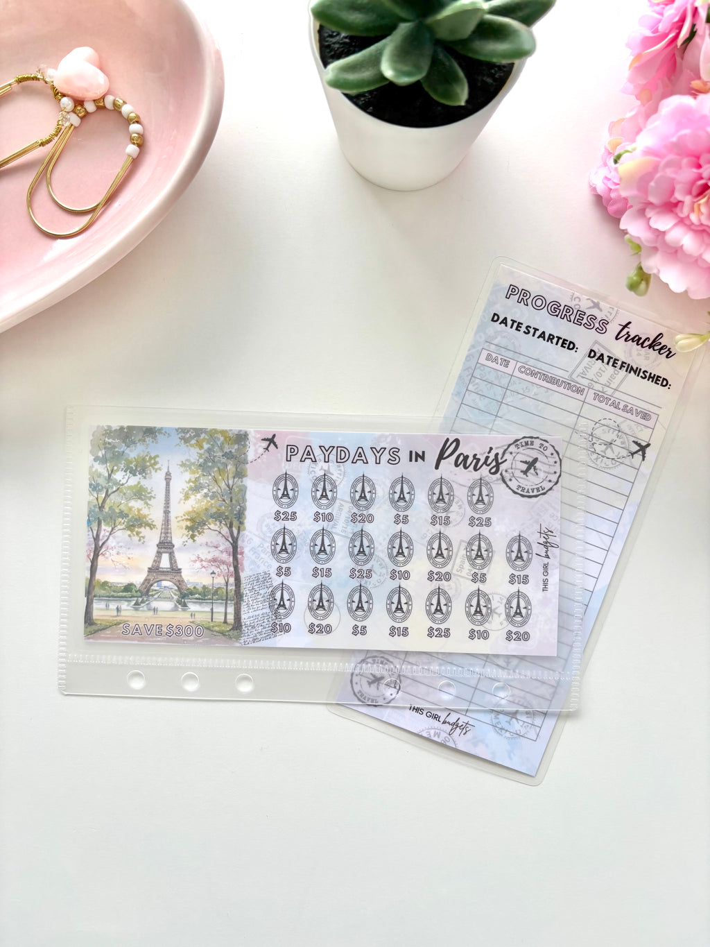 Paydays In Paris Savings Challenge