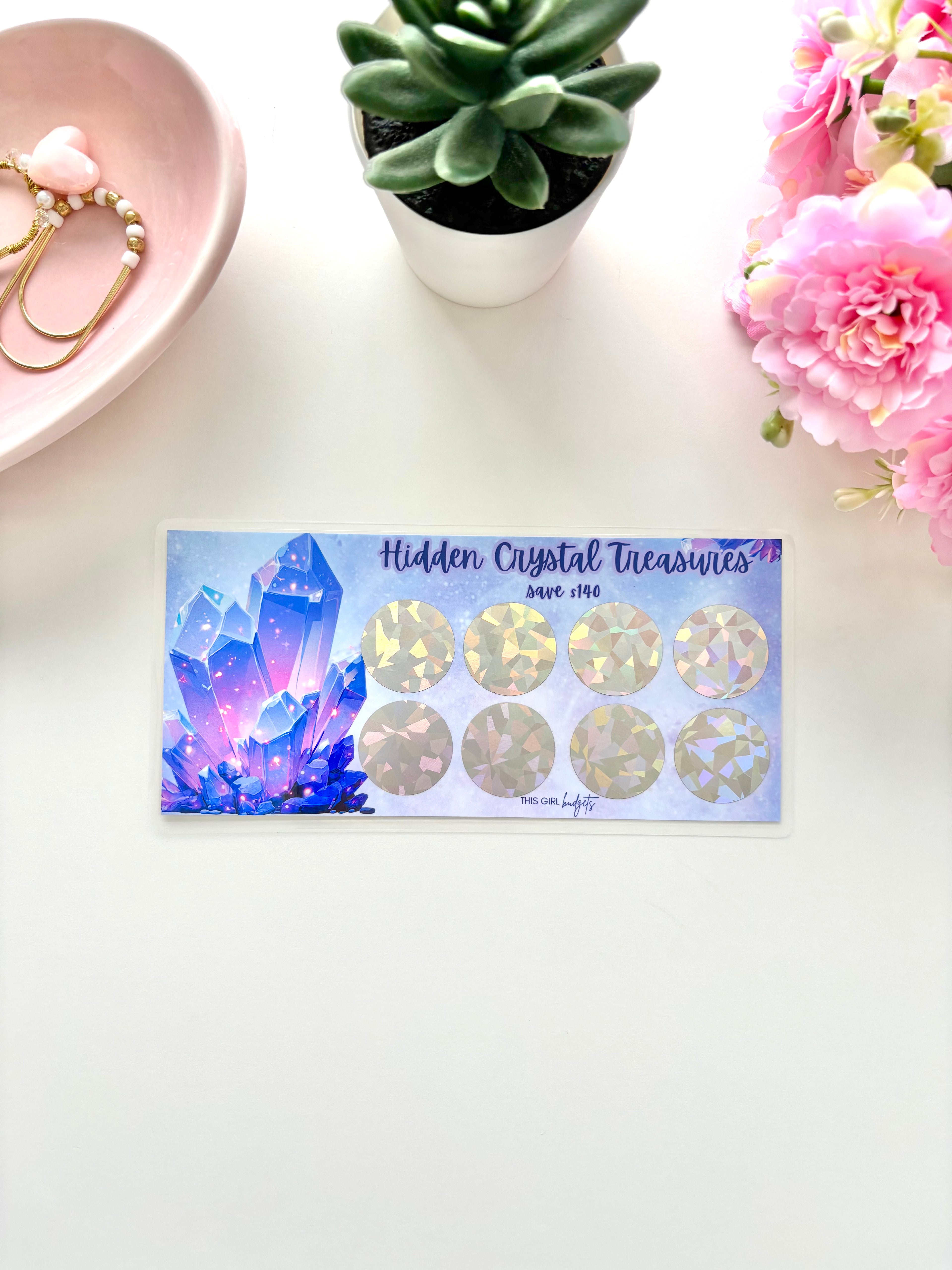 Hidden Crystal Treasures Savings Challenge