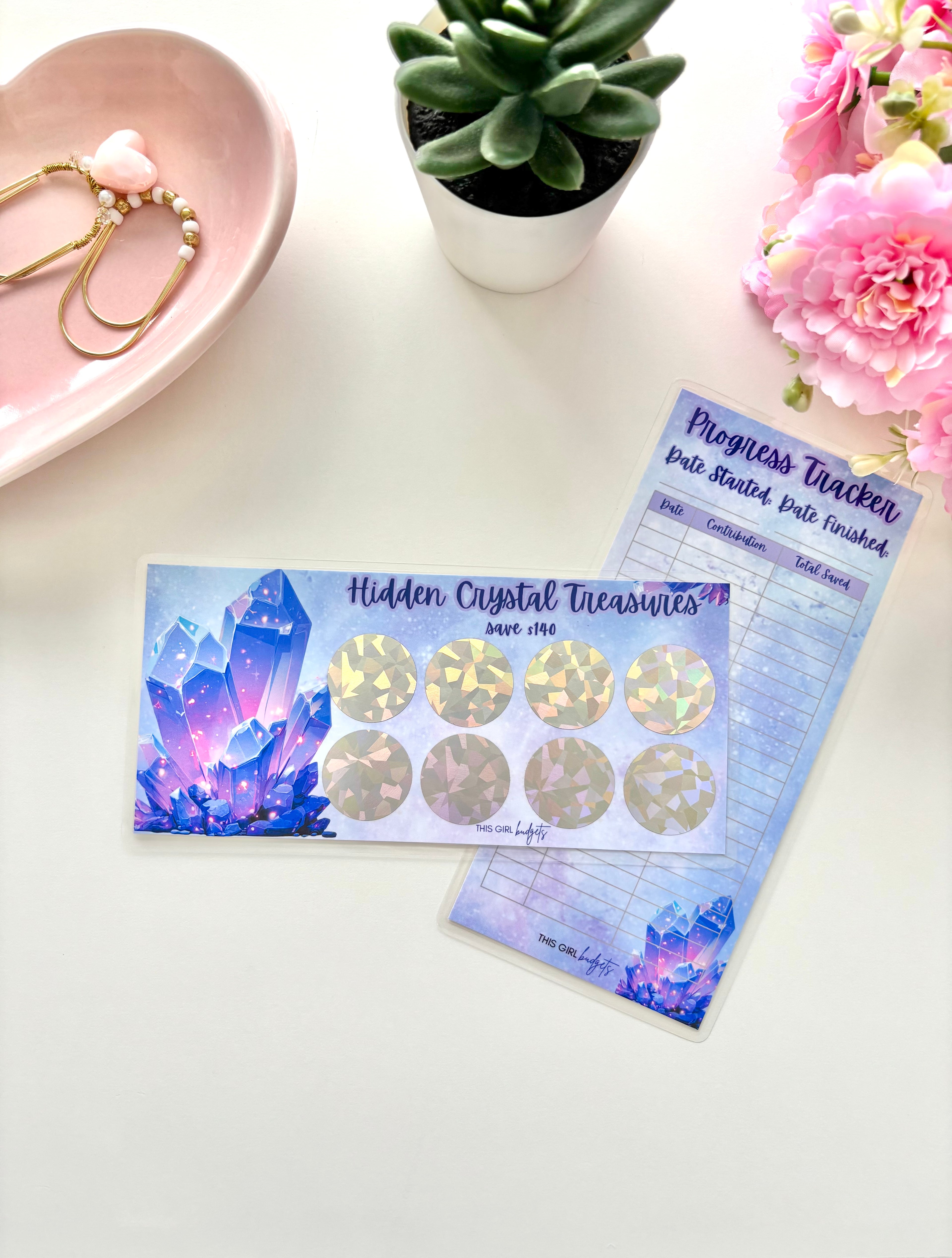 Hidden Crystal Treasures Savings Challenge