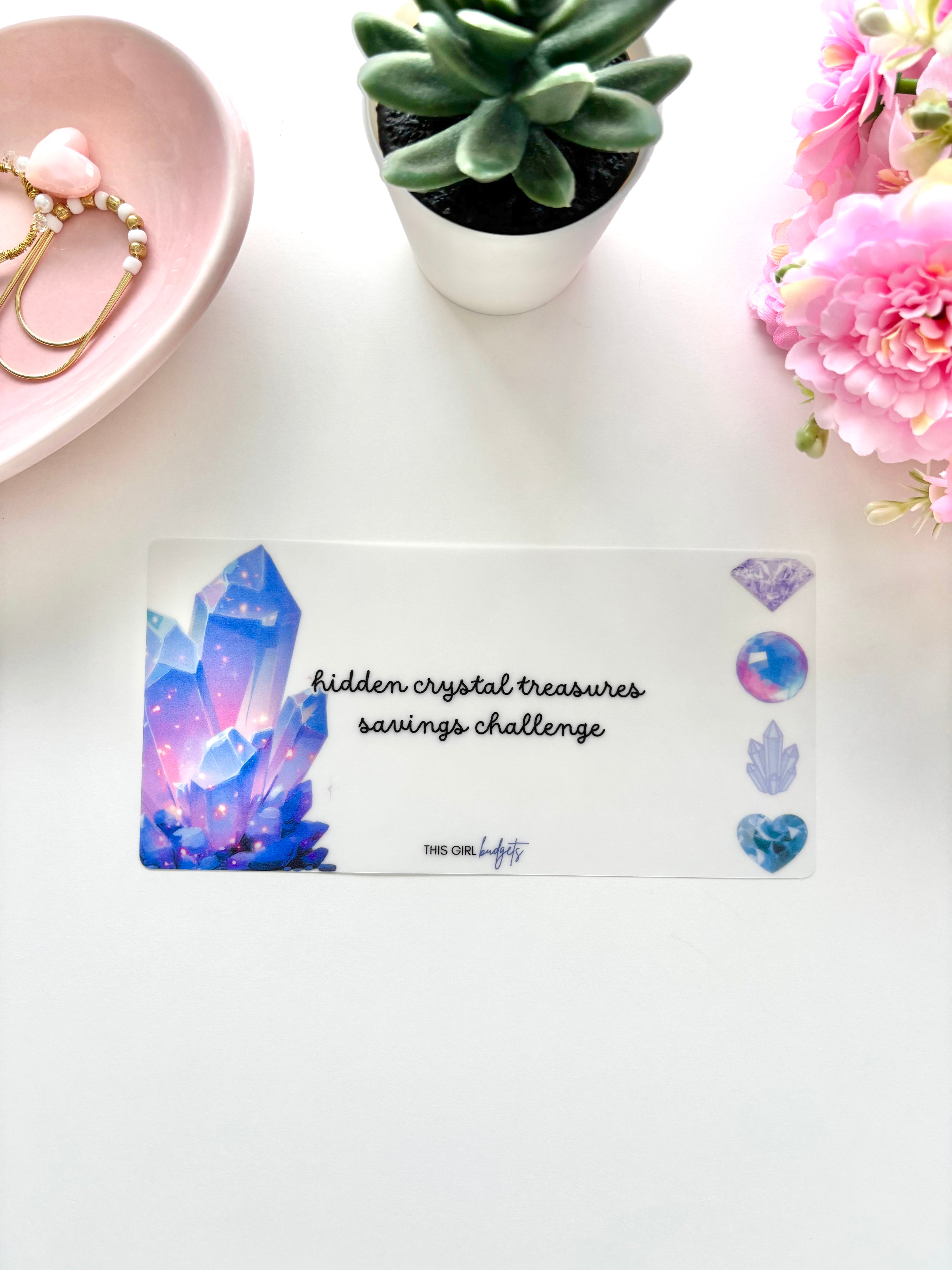 Hidden Crystal Treasures Savings Challenge