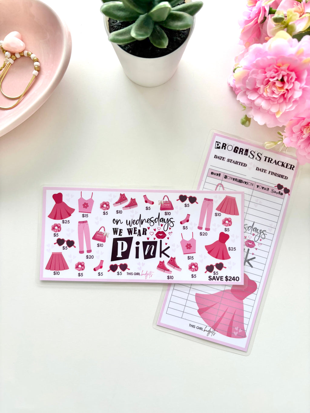 On Wednesdays We Wear Pink Savings Challenge