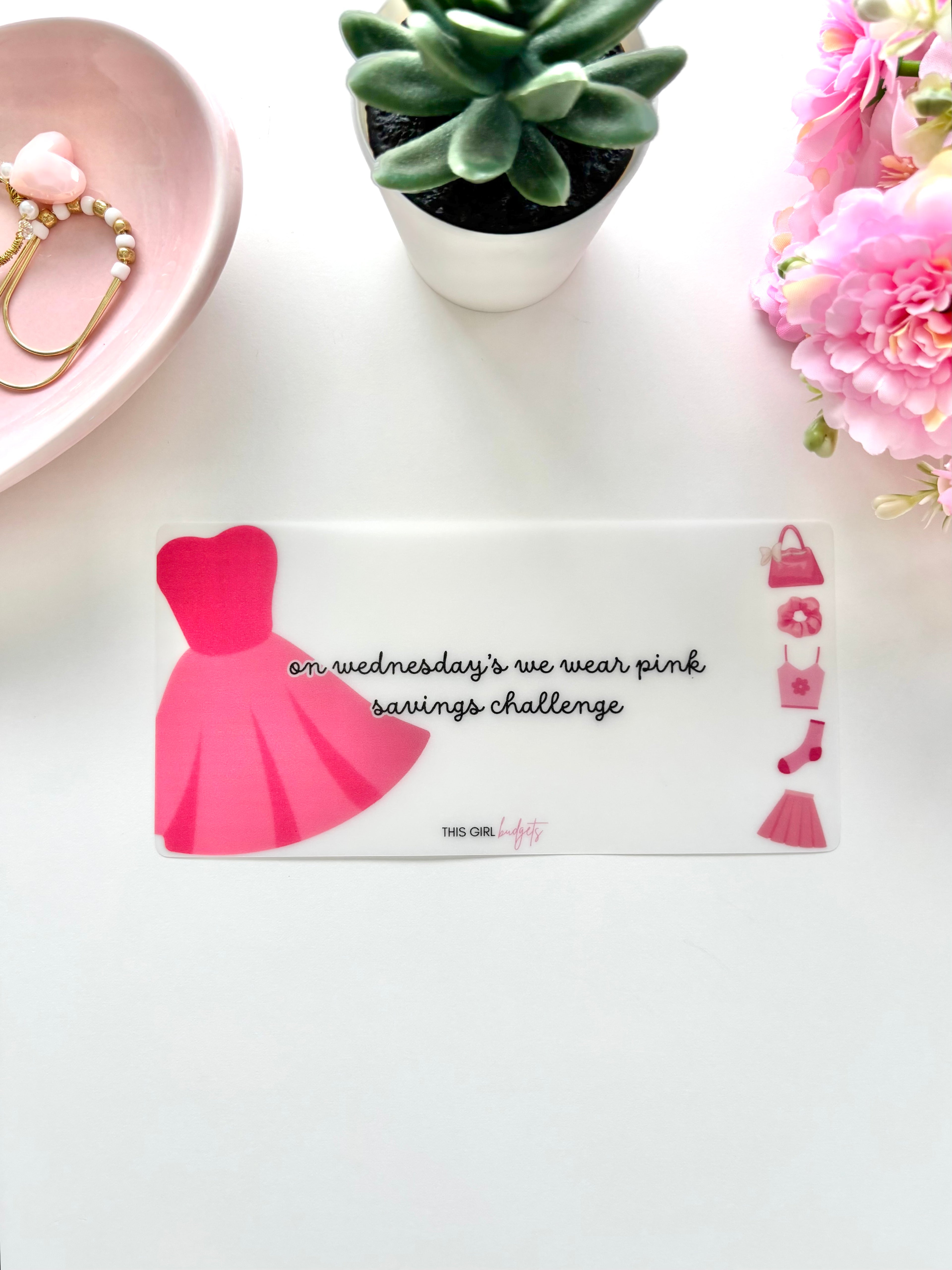 On Wednesdays We Wear Pink Savings Challenge