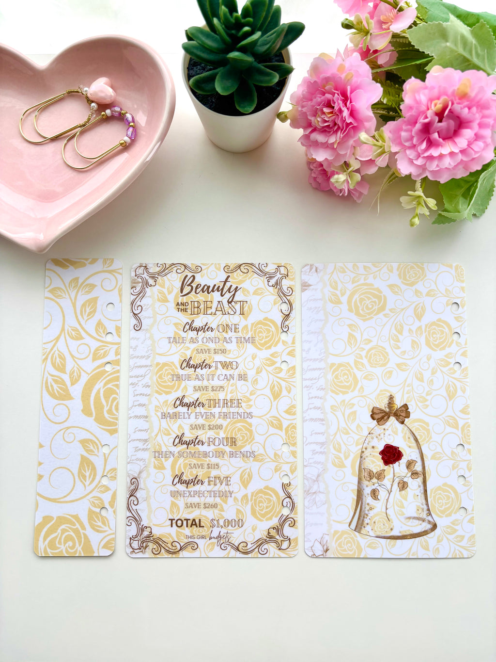Beauty and the Beast Savings Challenge ($1k)