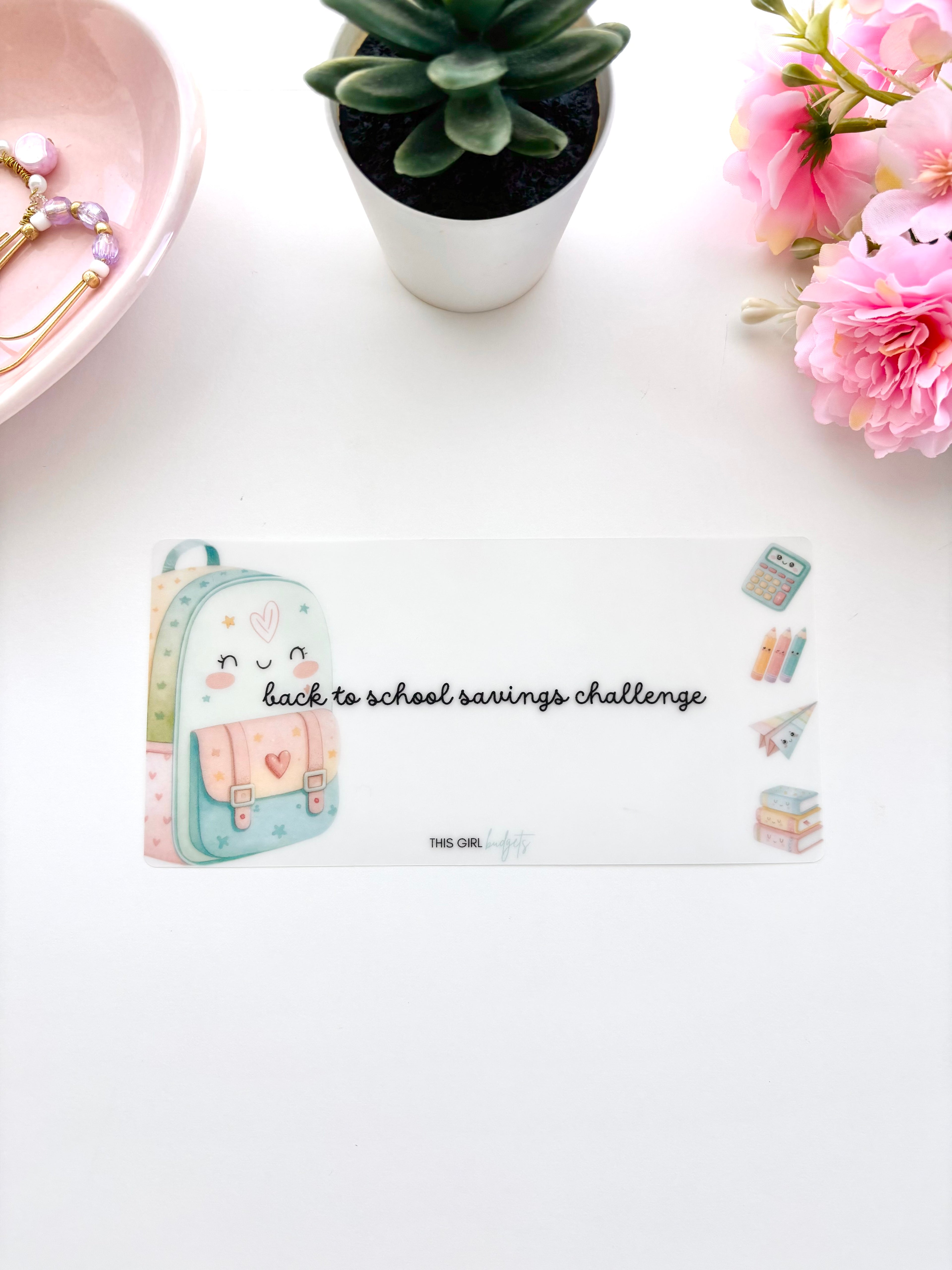 Back to School Savings Challenge