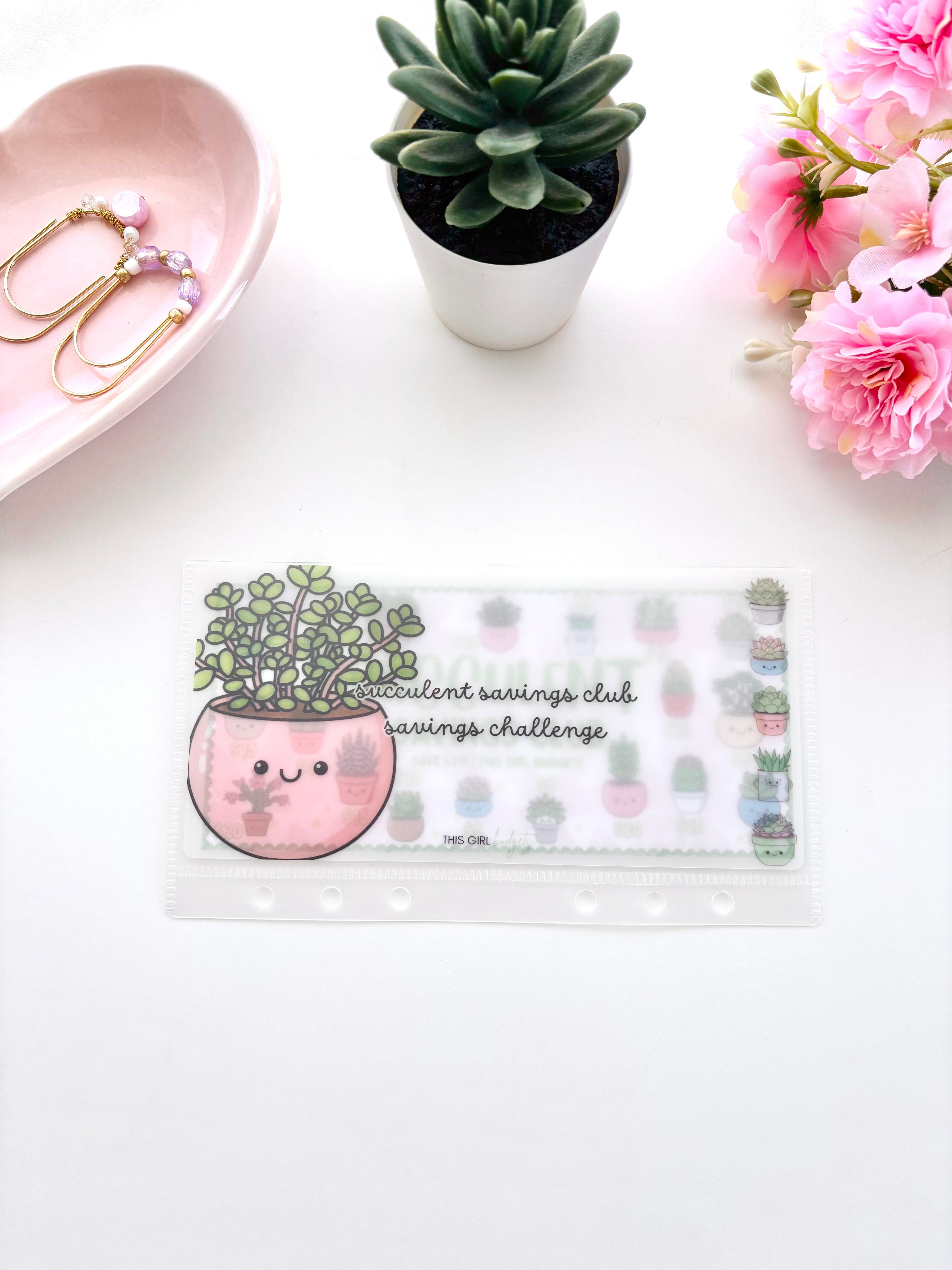 Succulent Savings Club Savings Challenge