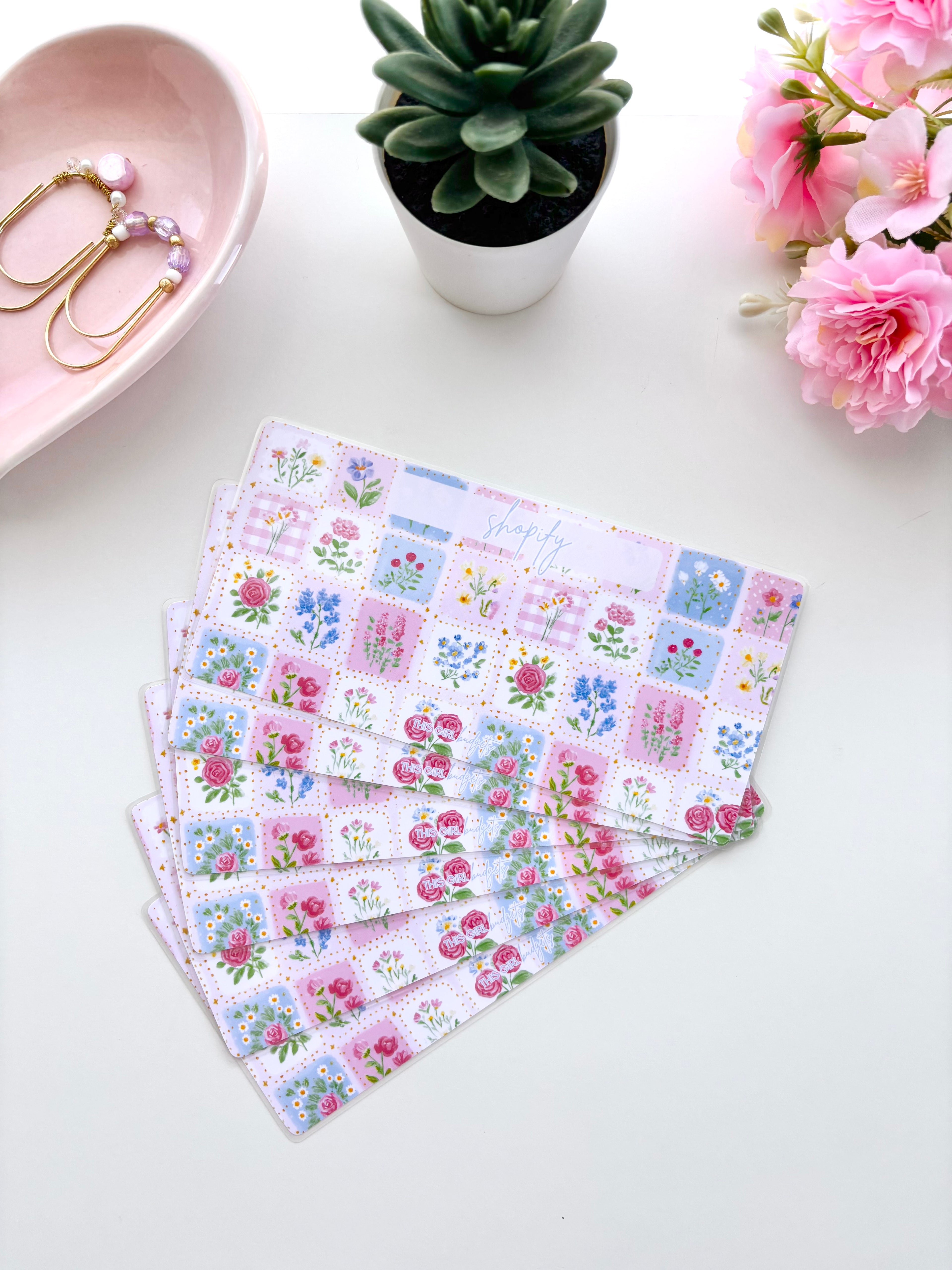 Patchwork Petals Collection: Cash Inserts + Envelopes