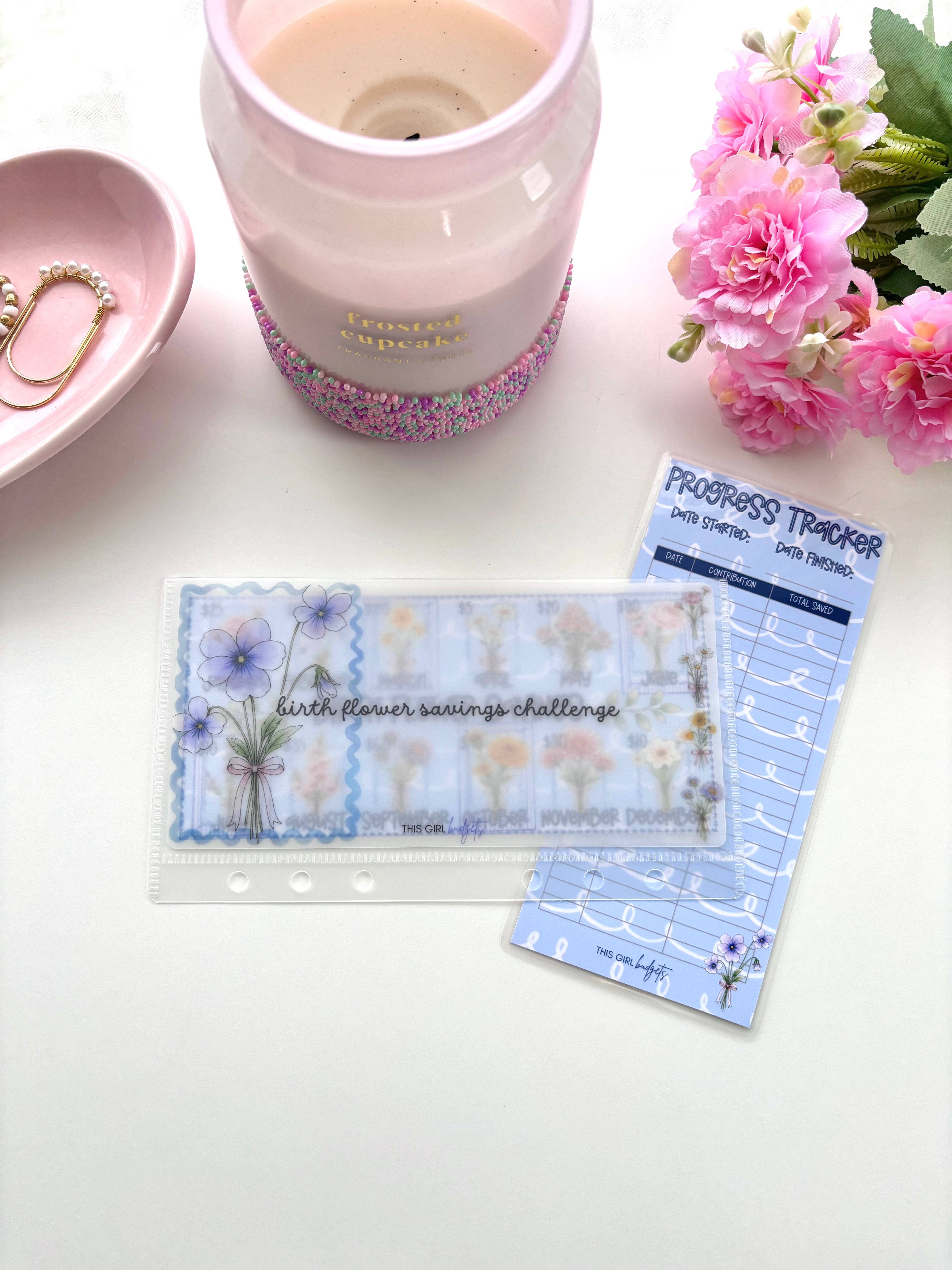 Birth Flower Savings Challenge