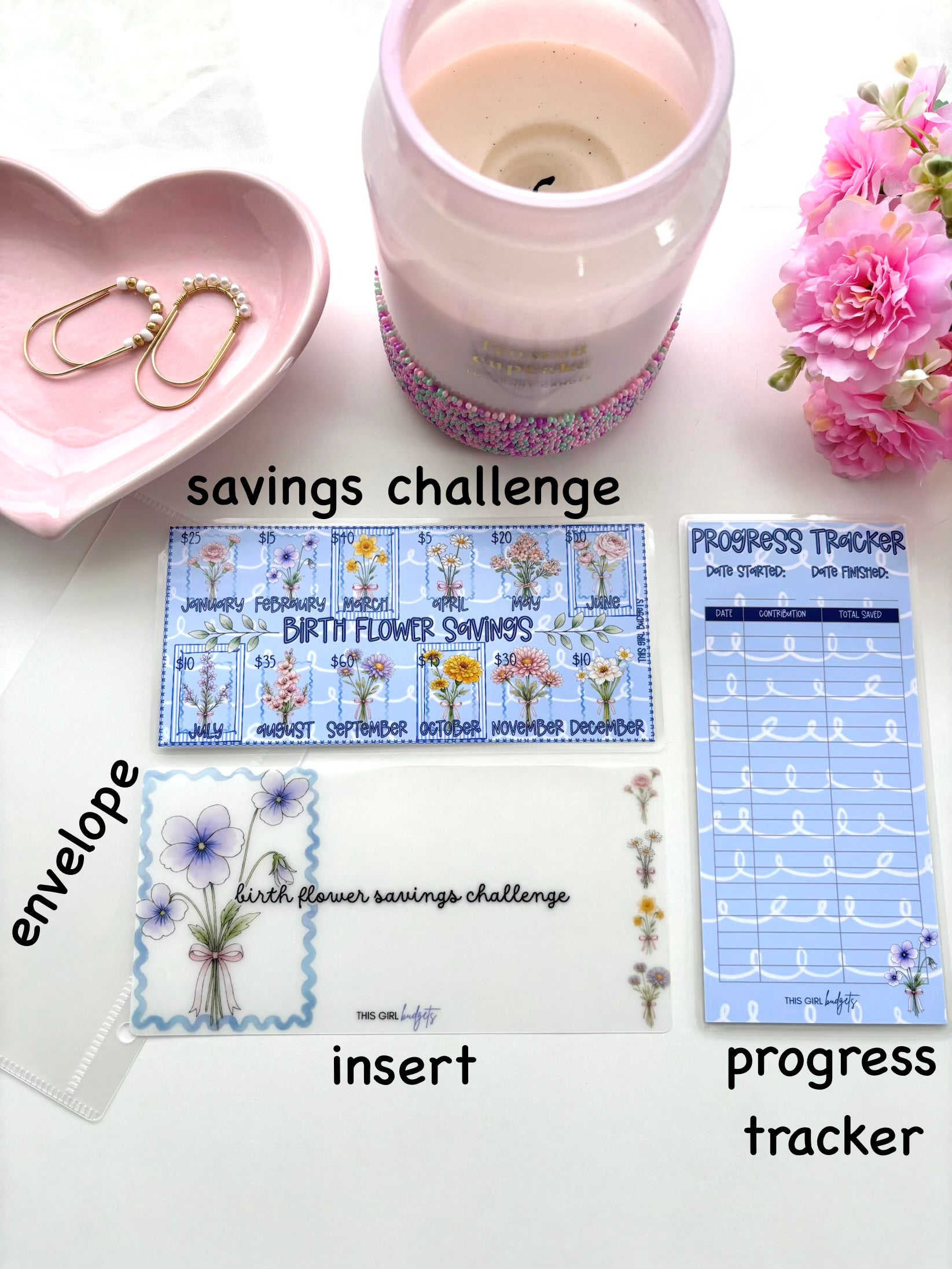 Birth Flower Savings Challenge
